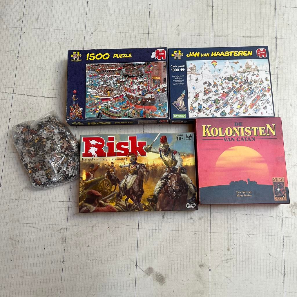 Spellen en puzzel mix partij, Ophalen of Verzenden, Gebruikt