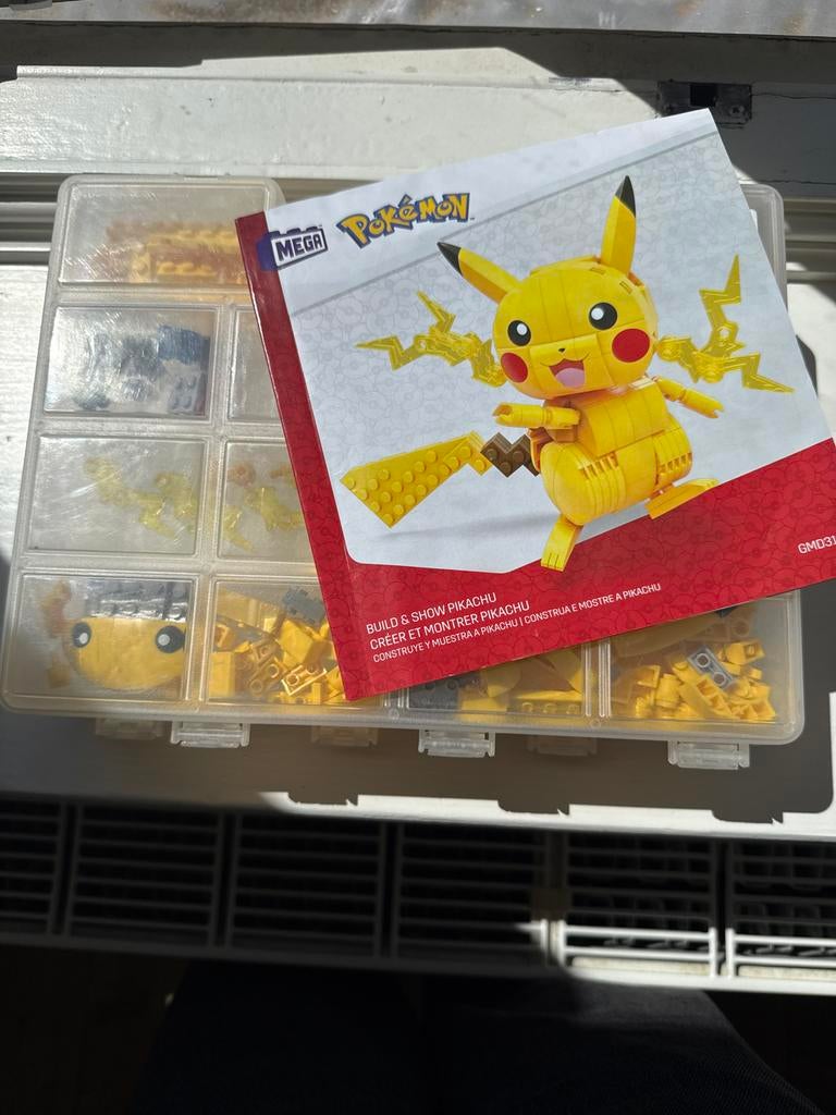 Mega Construx Pokémon Pikachu Bouwset GMD31, Ophalen, Zo goed als nieuw, Overige merken
