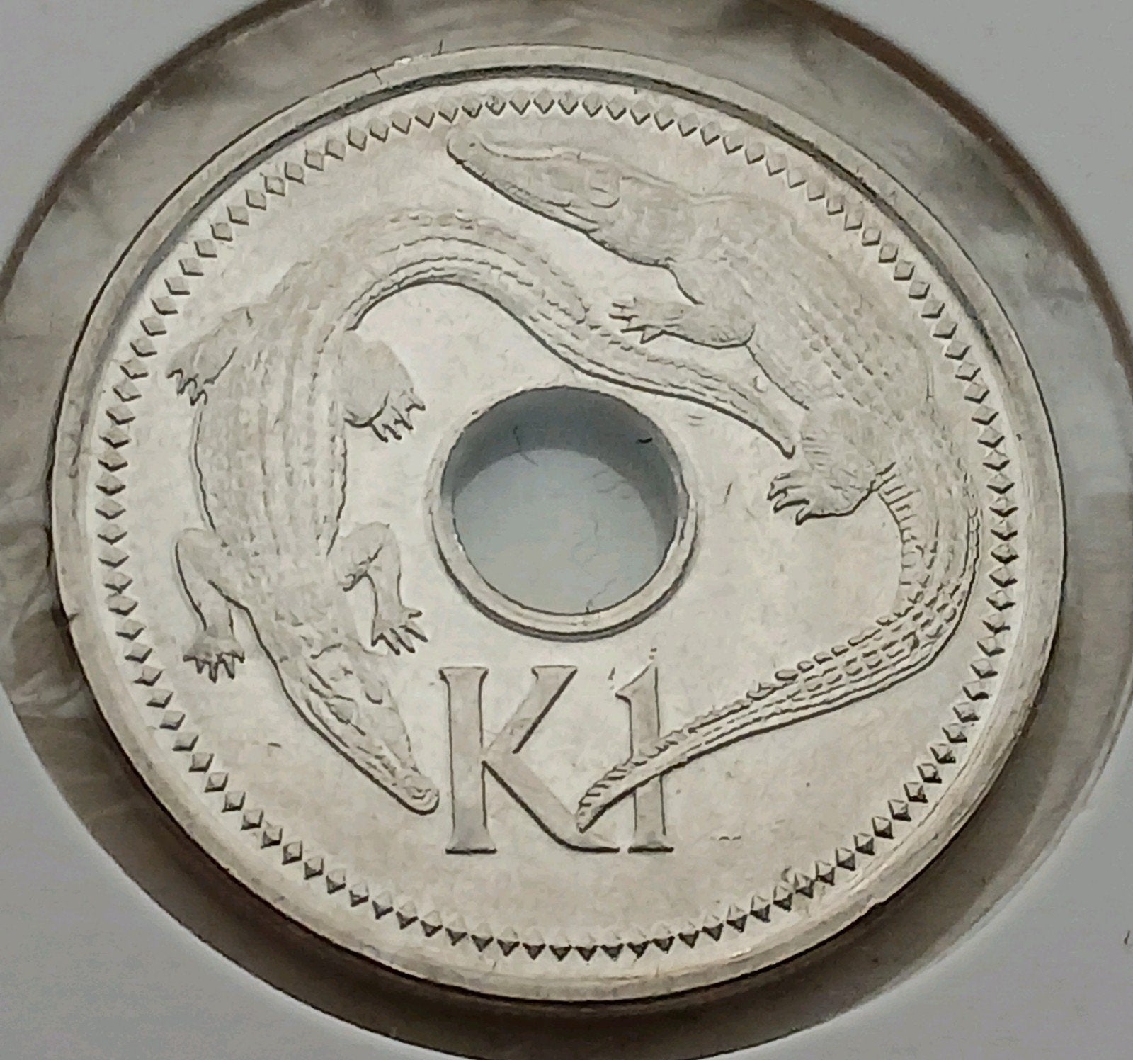 1 Kina 2010 Papoea Nieuw Guinea Prachtige UNC Munt Schaars, Ophalen of Verzenden