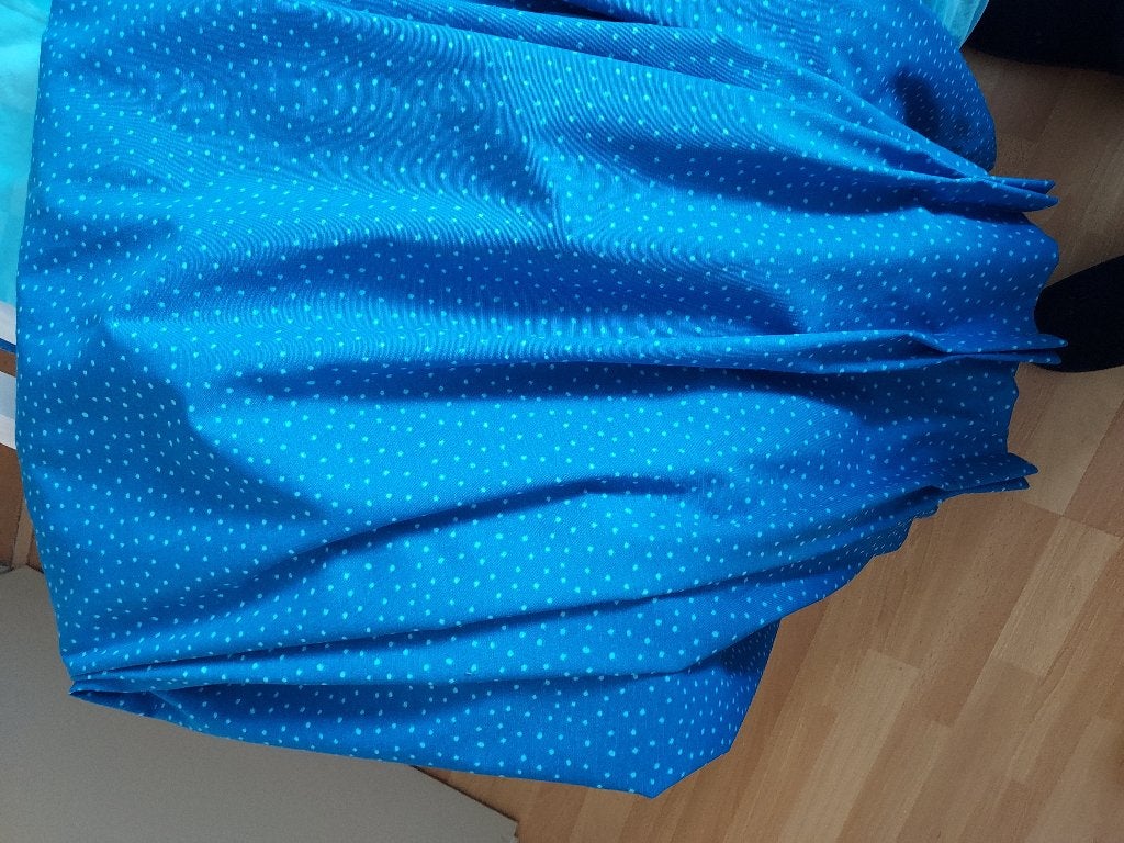 2x 130x160h blauw, Overige materialen, Met haken, Blauw, Ophalen of Verzenden