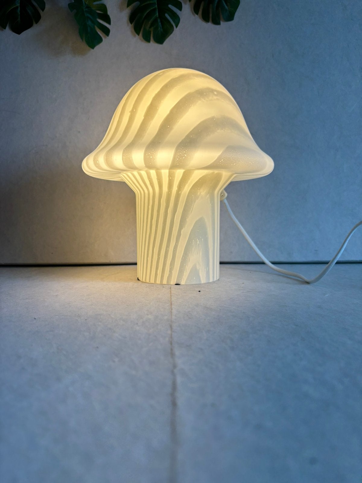 Vintage Peill & Putzler mushroom lamp jaren 70 designclassic, Huis en Inrichting, Ophalen of Verzenden, Gebruikt, Glas