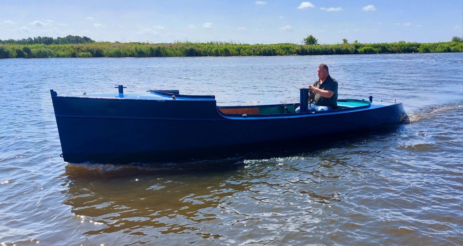 Prachtige Notarissloep Tender 6.70 meter en VW diesel, Watersport en Boten, Ophalen, Tender, Gebruikt, Staal