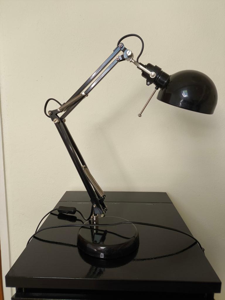 Ikea bureaulamp Forsa zwart, Ophalen of Verzenden, Minder dan 50 cm
