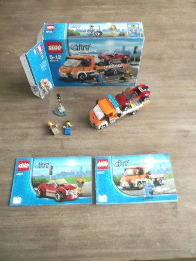 lego 60017 flatbed truck (2013), Kinderen en Baby's, Speelgoed | Duplo en Lego, Gebruikt, Lego, Complete set, Inclusief doos, Inclusief instructies