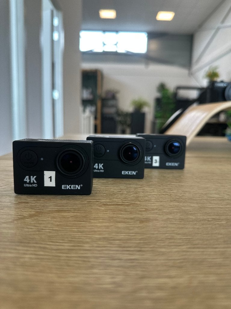 3 leuke 4k ultra HD EKEN go pro's, Ophalen of Verzenden, Gebruikt, Overige merken