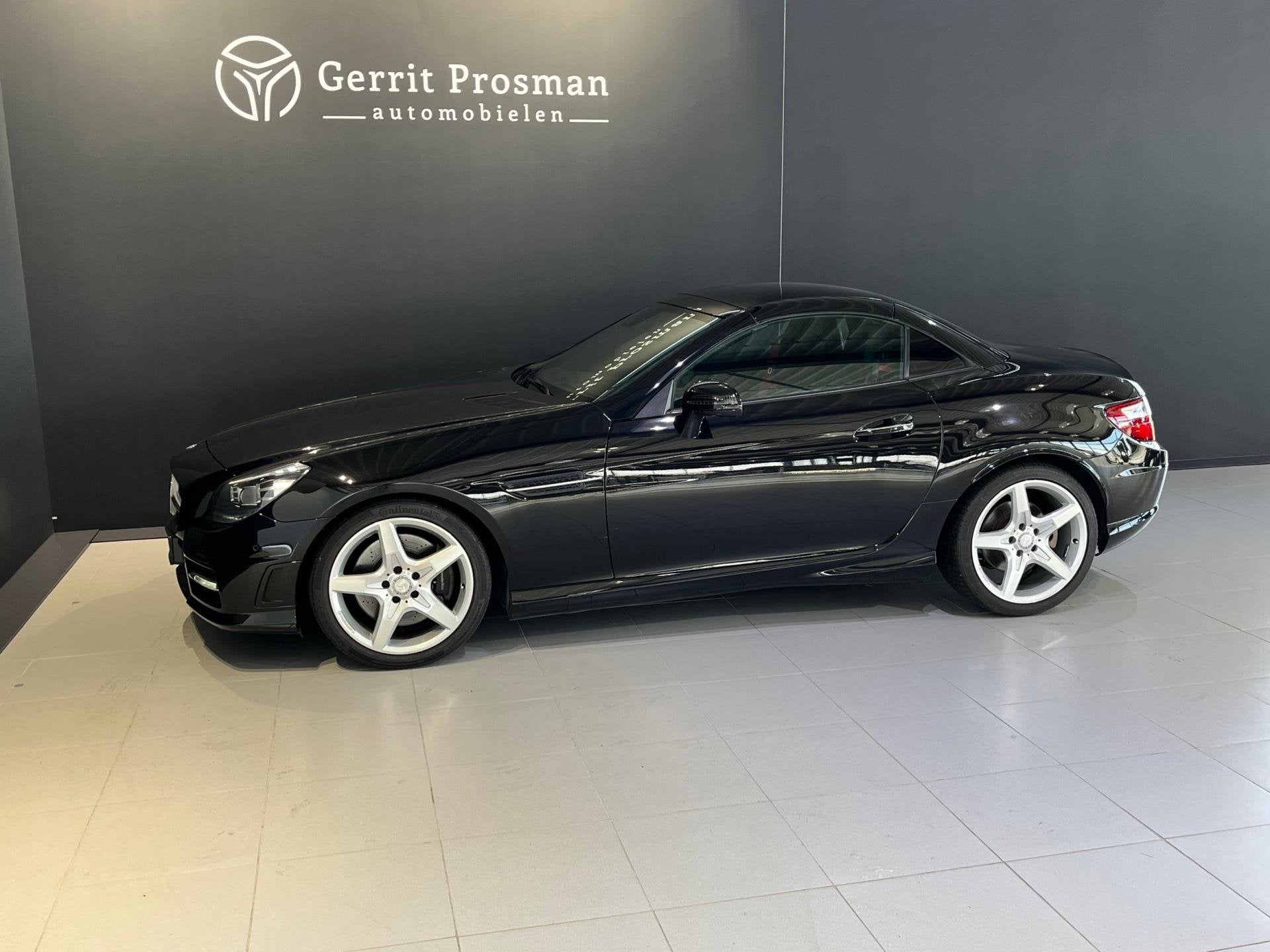 Mercedes-Benz SLK-klasse 350 Prestige Plus AMG Sport Edition, Automaat, Achterwielaandrijving, Zwart, Cabriolet