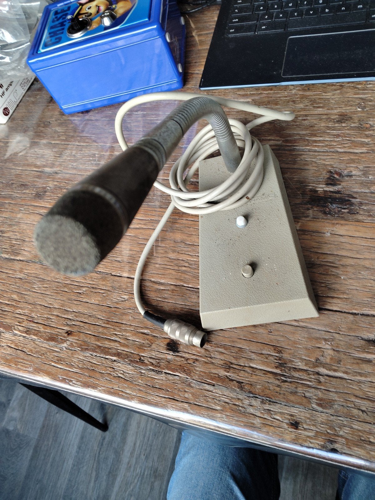 Vintage Beyerdynamic Siemens microfoon met standaard, Ophalen of Verzenden, Gebruikt, Studiomicrofoon