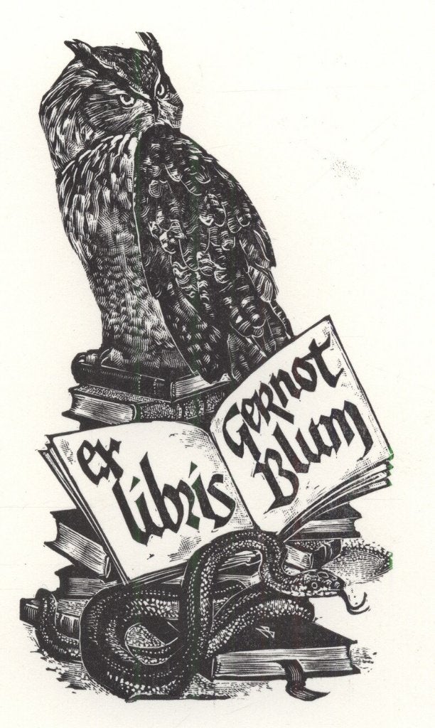 1445 Ex Libris Engeland : Leslie Benenson, z.j., Verzenden, Ex libris