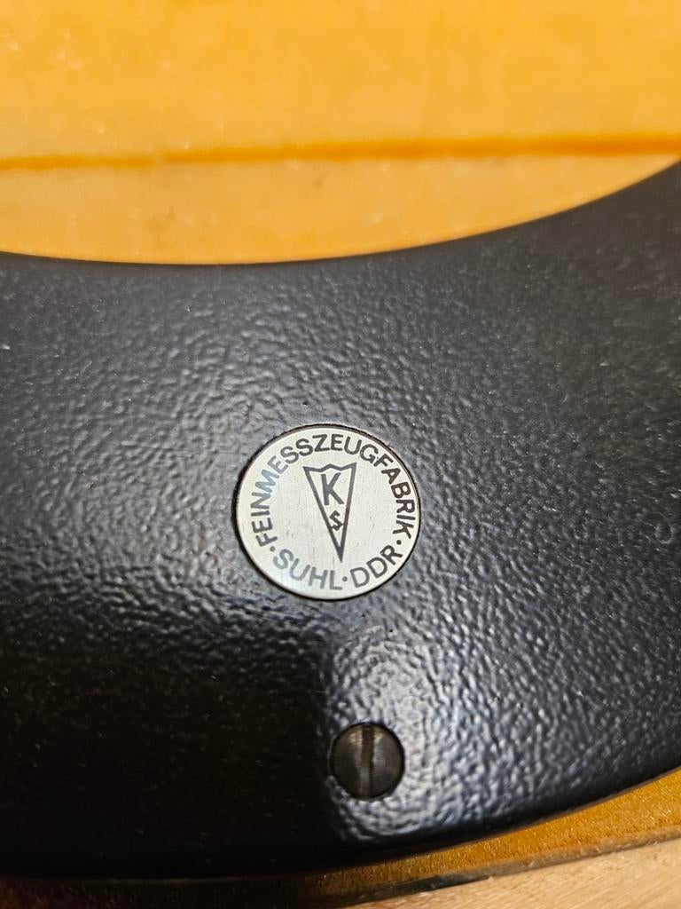 Micrometer 200-225mm in houten kist - Feinmesszeugfabrik, Gebruikt, Niet gespecificeerd, voormalig DDR, Feinmesszeugfabrik Suhl