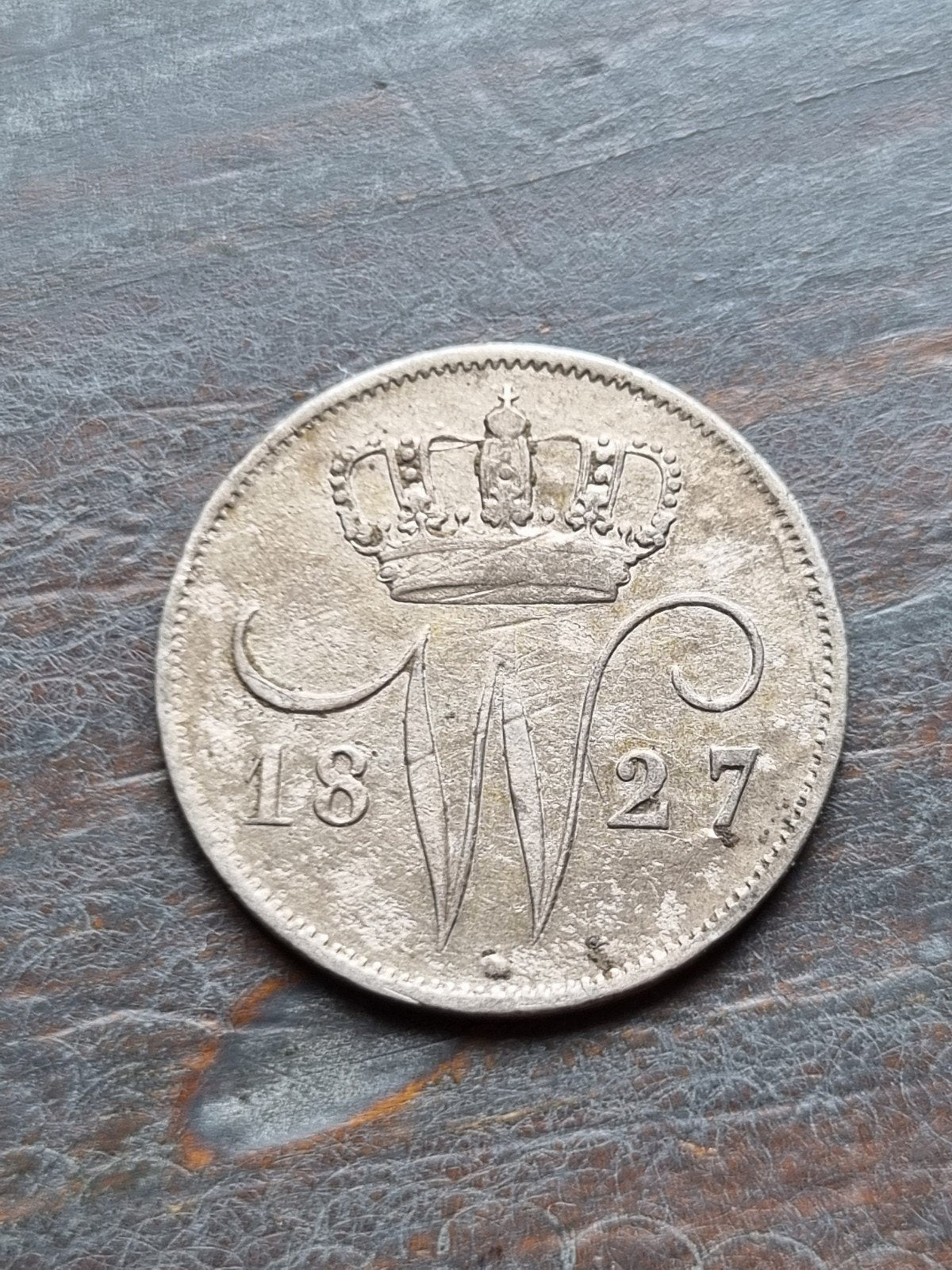 10 cent 1827B Willem 1, Ophalen of Verzenden, Koning Willem I, 10 cent