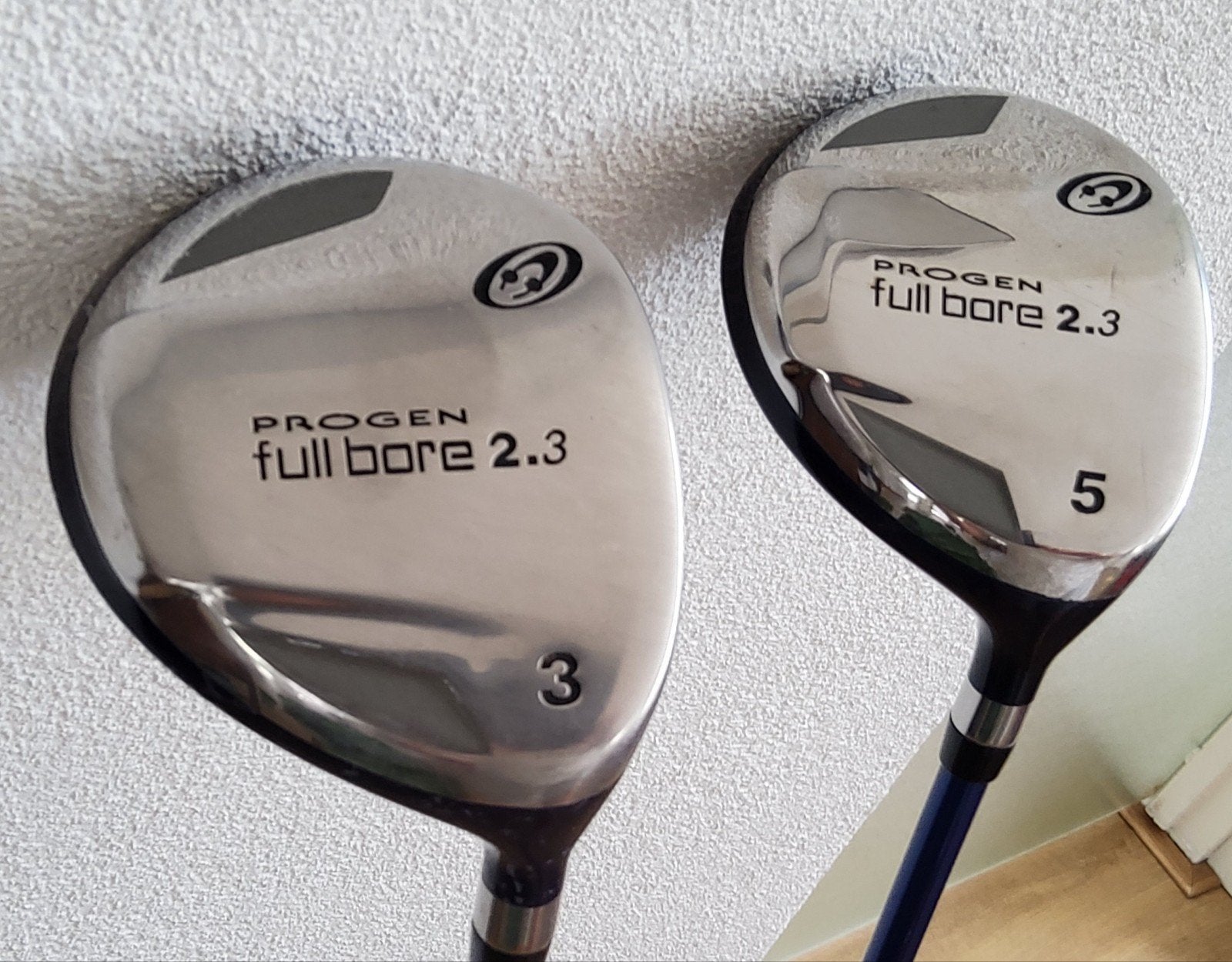 Progen Full Bore 2.3 Golfclubs (3 & 5 Wood) - Lady Flex, Ophalen of Verzenden, Gebruikt, Club, Overige merken