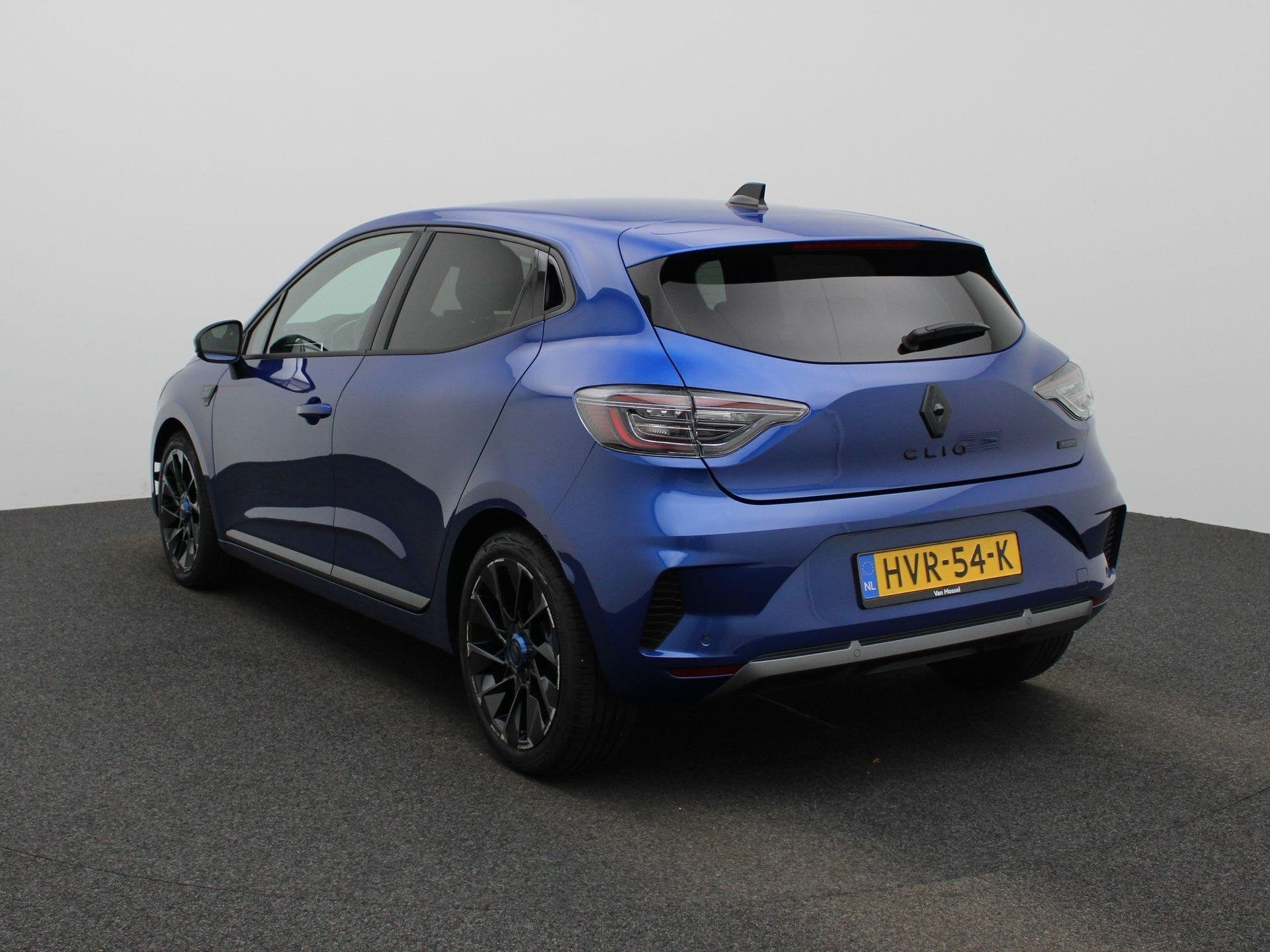 Renault Clio 1.6 E-Tech Full Hybrid 145 esprit Alpine | Adap, Auto's, Gebruikt, Euro 6, Blauw, Leder en Stof