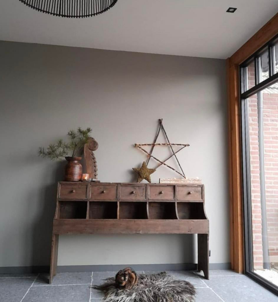 Grutterskast landelijk sober antiek hout brocante, Antiek en Kunst, Ophalen
