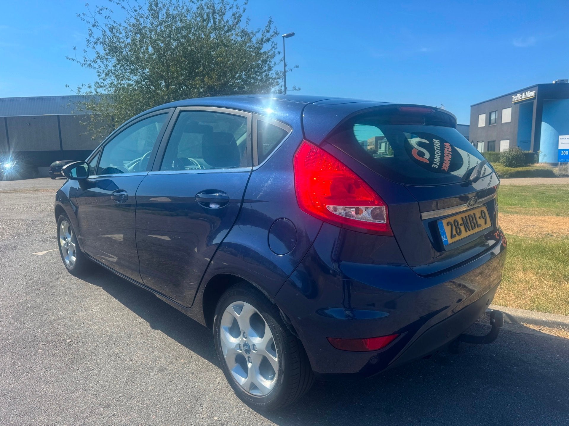 Ford Fiesta | 2010 | 1.6 Titanium | Export en Handel, Voorwielaandrijving, Blauw, Origineel Nederlands, Bedrijf