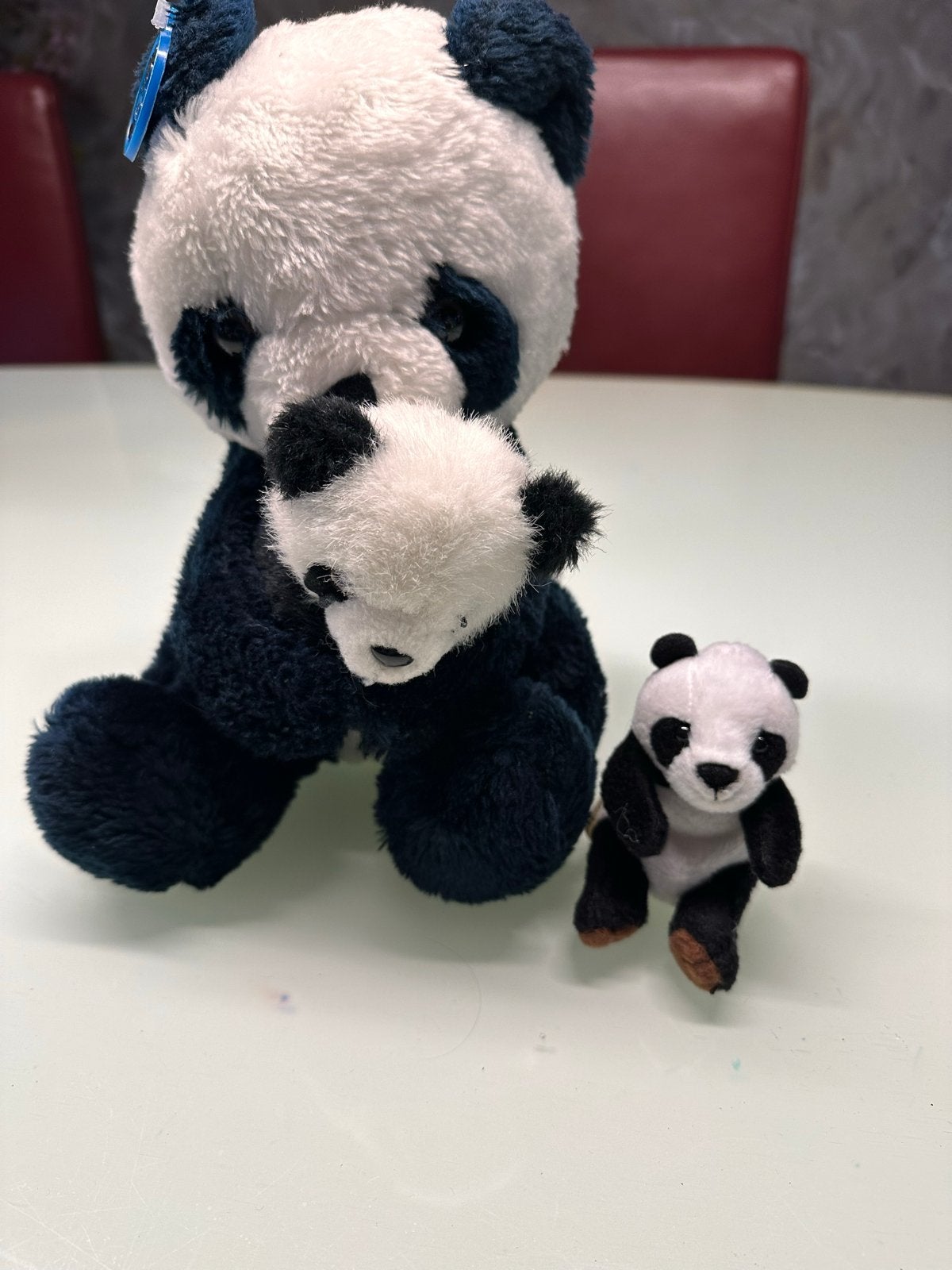 Schattige Panda Knuffels - Moeder en Kind Set, Overige merken, Overige karakters, Overige typen, Zwart