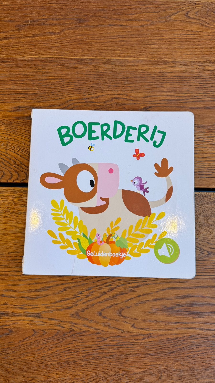 Boerderij geluidenboekje interactief peuterboek werkend, Boeken, Verzenden, Gelezen, Uitklap-, Voel- of Ontdekboek, 2 tot 3 jaar
