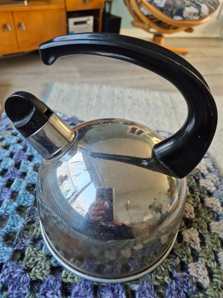 retro fluitketel vintage waterketel in zeer goede staat, Ophalen of Verzenden, Huis en Inrichting