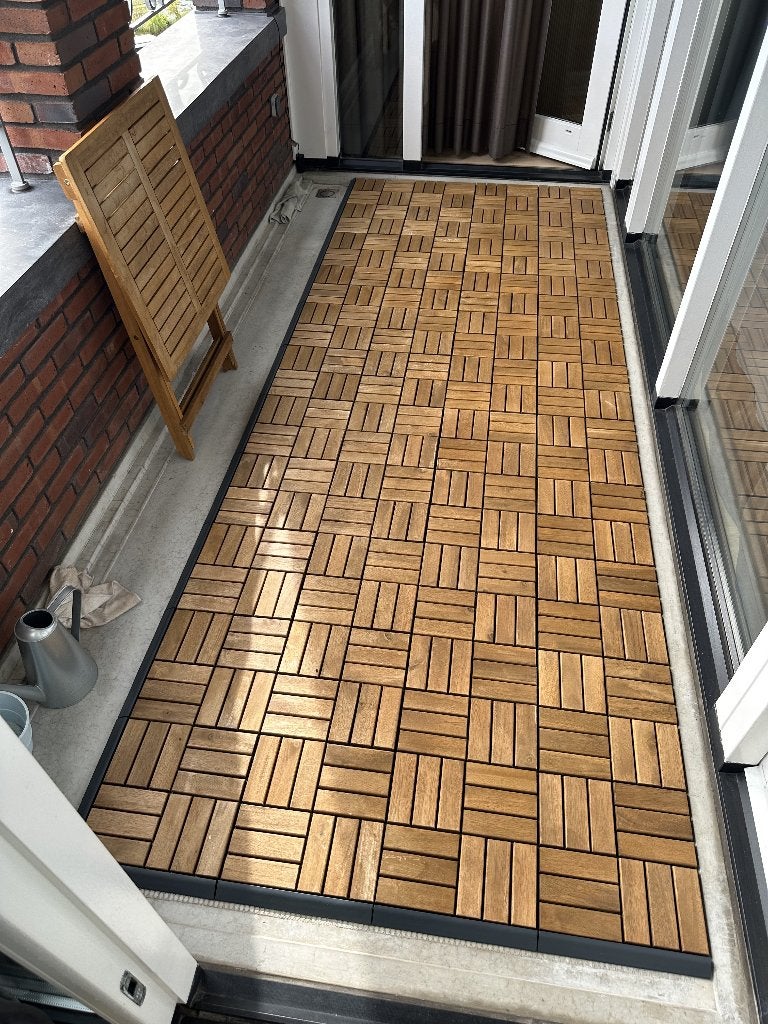 RUNNEN Vloerplanken, buiten, acacia, Ophalen, Zo goed als nieuw, Hout