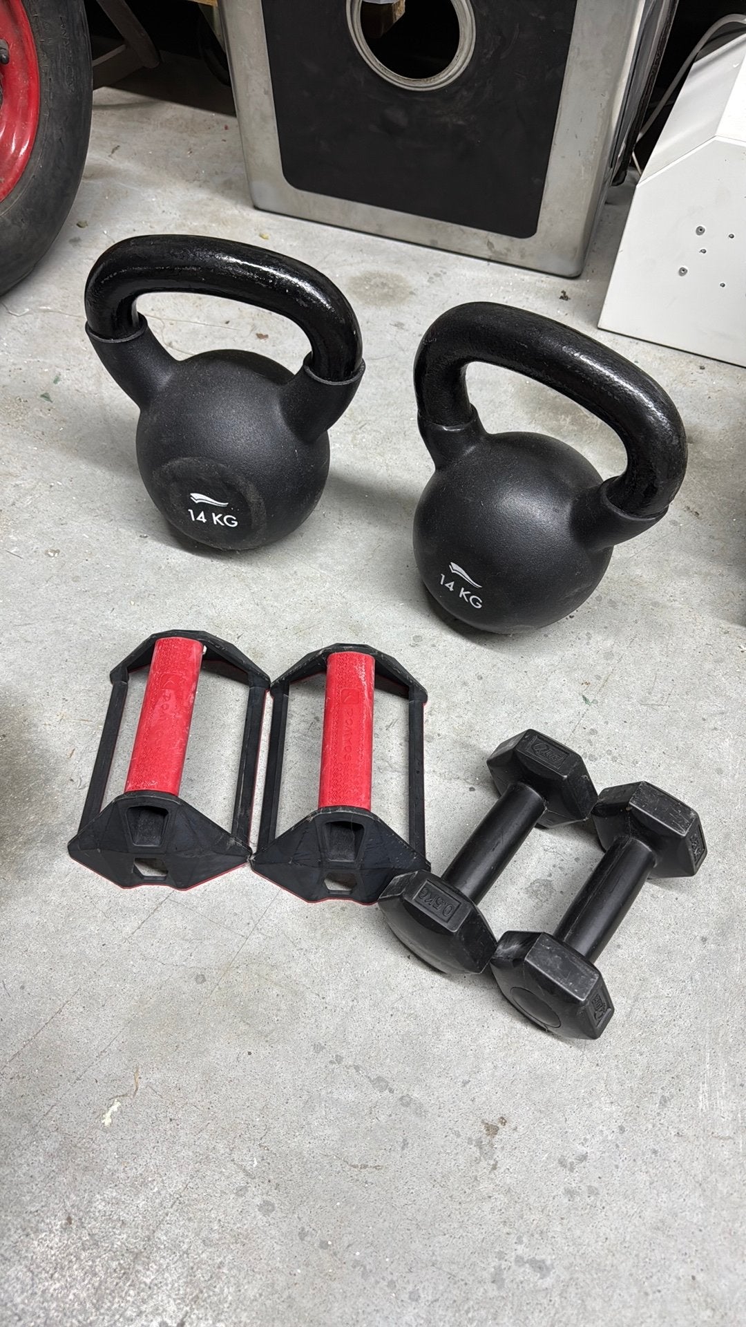Fitness materialen, Sport en Fitness, Fitnessmaterialen, Ophalen, Zo goed als nieuw, Kettlebell