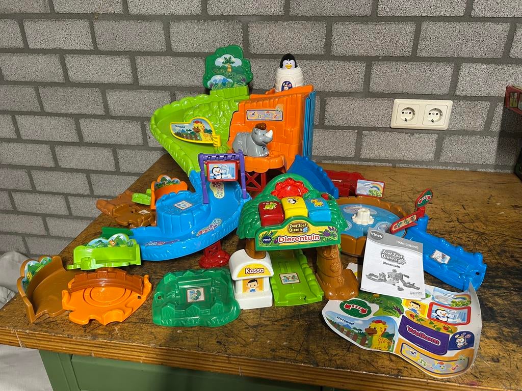 Vtech zoef zoef dierentuin, Kinderen en Baby's, Speelgoed | Vtech, Ophalen, Gebruikt