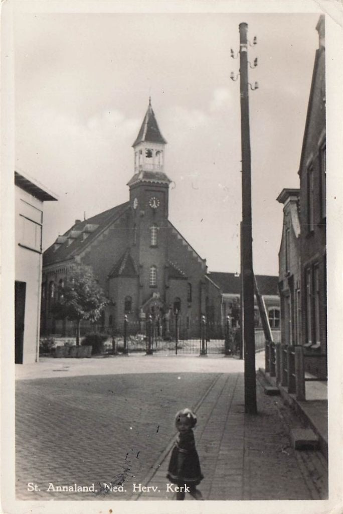 702-350-037 St Annaland Ned Herv Kerk, Verzenden, Voor 1920, Zeeland