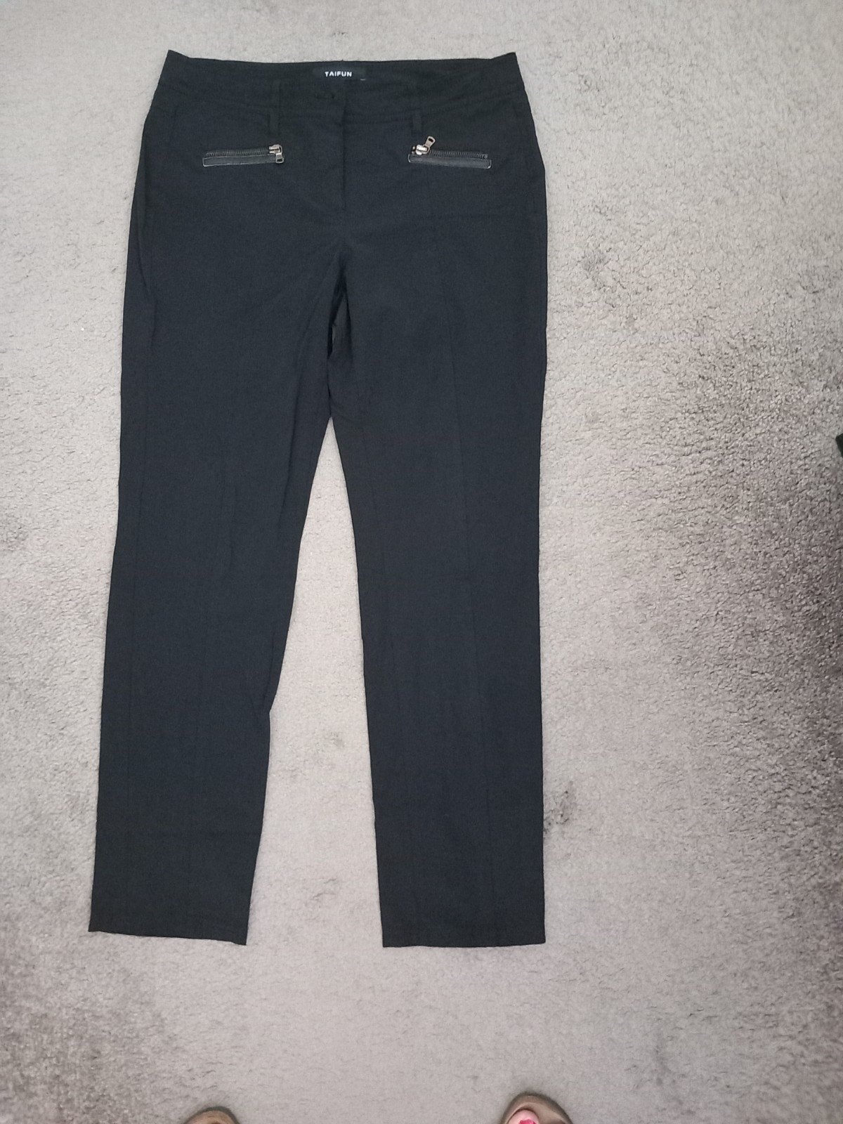 zwarte broek merk: Taifun maat 40, Kleding | Dames, Maat 38/40 (M), Verzenden, Zwart, Zo goed als nieuw