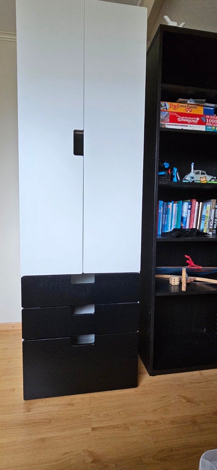 Ikea Stuva kledingkast wit/zwart met lades en deuren, Huis en Inrichting, Kasten | Kledingkasten, Ophalen, Gebruikt, 200 cm of meer