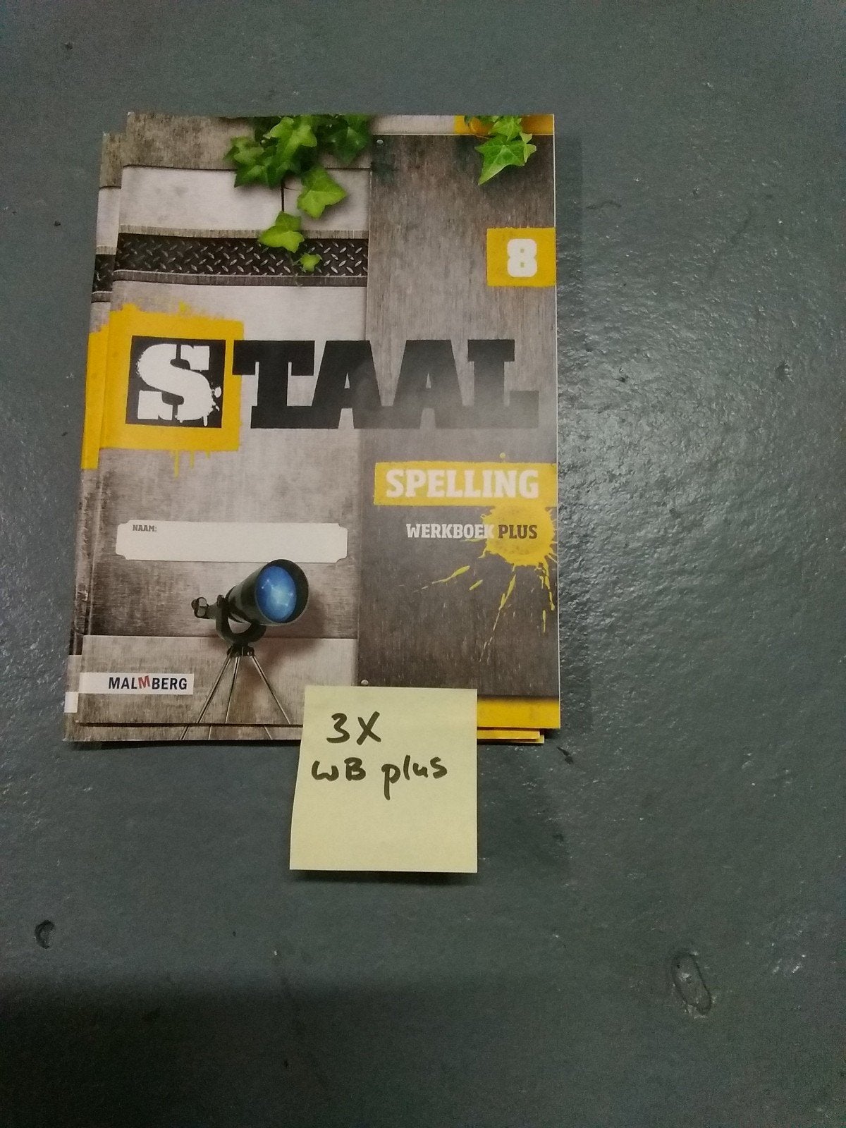 3x Staal Spelling Werkboek Plus Groep 8 Malmberg, Ophalen of Verzenden, Zo goed als nieuw, Overige niveaus, Nederlands