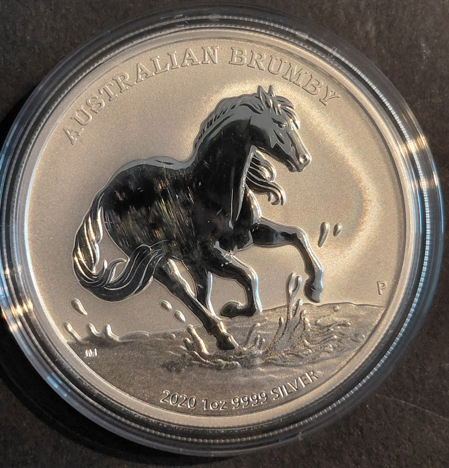 Australië 1 dollar 2020 1 oz 999 zilver Brumby Horse, Verzenden, Zilver