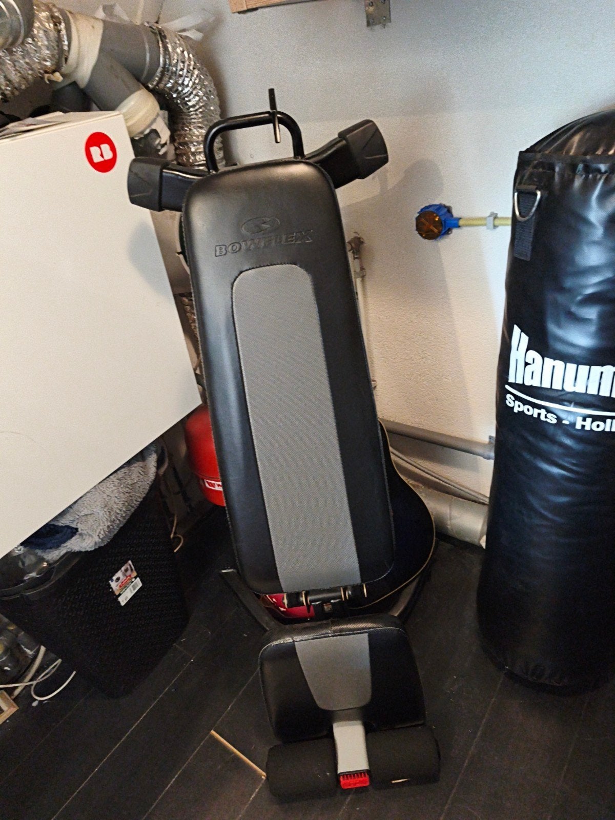 Bowflex Fitnessbank - Verstelbaar en Compact, Ophalen of Verzenden, Gebruikt, Benen, Fitnessbank