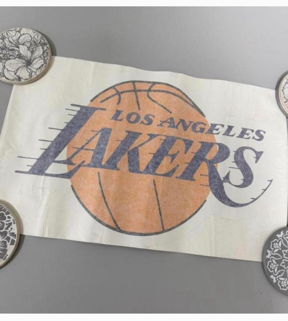LOS ANGELES LAKERS NBA muur auto bus sticker 45cm Basketbal, Ophalen of Verzenden, Nieuw, Sport