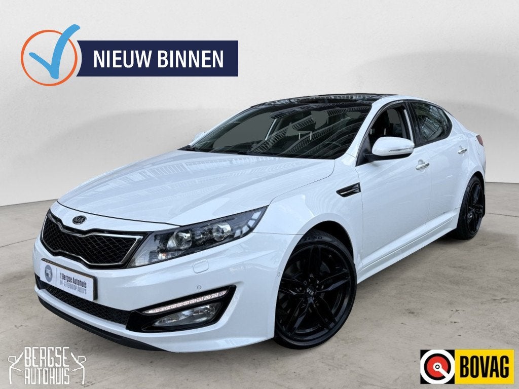 Kia Optima 1.7 CRDi Super Pack Spirit Aut Meeste Complete, Auto's, Automaat, 136 pk, Gebruikt, Zwart