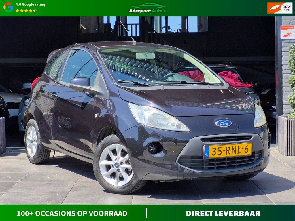 Ford Ka 1.2 Cool & Sound start/stop|Airco|NAP|APK|LM.Velgen, Auto's, Ford, Voorwielaandrijving, Euro 5, Stof, Gebruikt