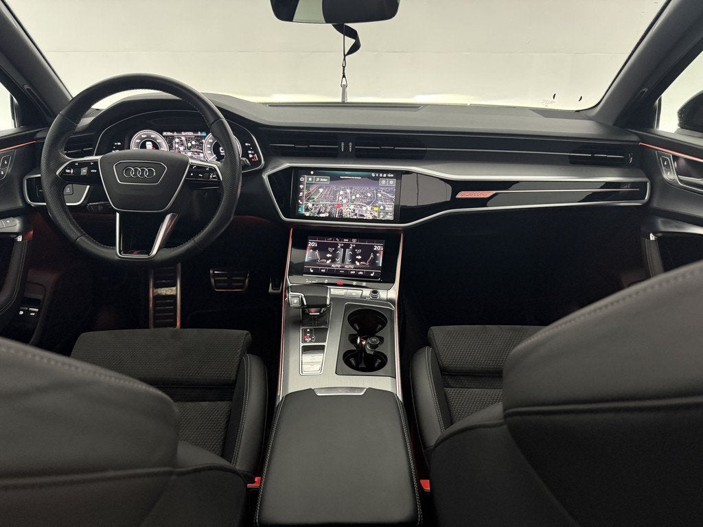 Audi A6 C8 Avant 55 TFSI e Quattro S Tronic S-line | Pano |, Auto's, Automaat, Gebruikt, 367 pk, Zwart