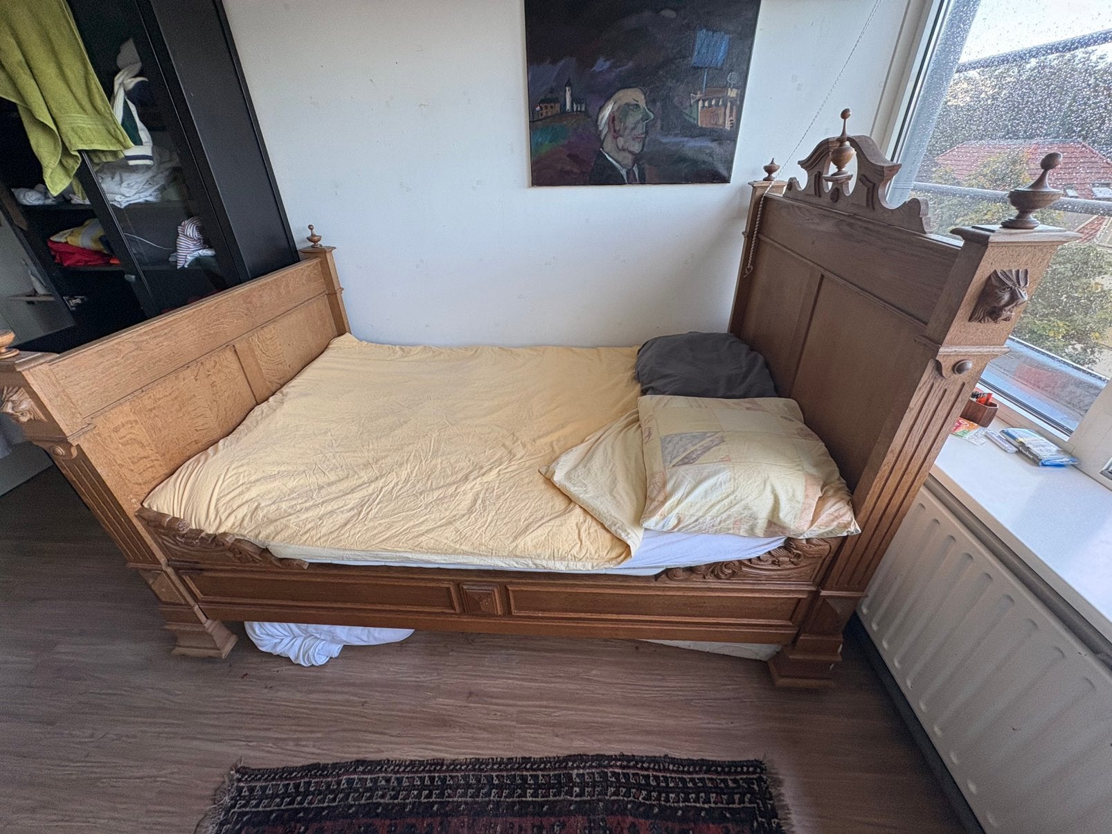 Twijfelaar bed 120cm 190cm, Ophalen, Gebruikt, 190 cm of minder, Twijfelaar