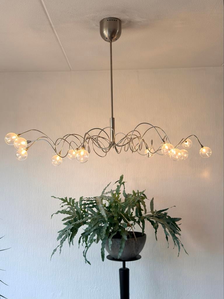 Harco Loor Bubbles hanglamp - Design klassieker, Ophalen of Verzenden, Zo goed als nieuw, Glas, 75 cm of meer