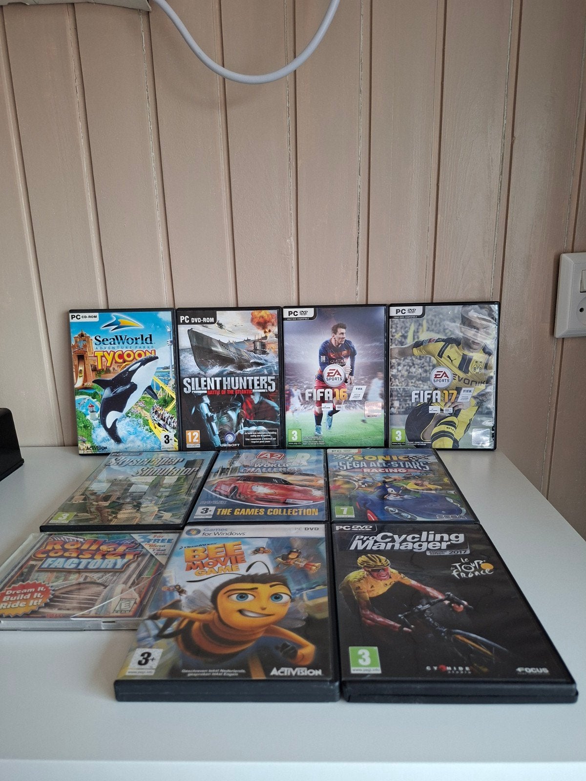 PC Games Collectie: FIFA, Simulatie, Race & Meer, Spelcomputers en Games, Games | Pc, Ophalen, Gebruikt, Overige genres, 1 speler