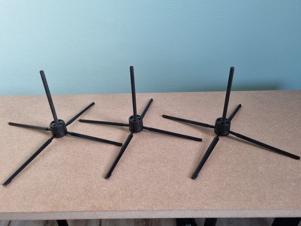 Blokfluitstatiefjes (Recordstands) 3 stuks K&M 15262, Ophalen of Verzenden, Zo goed als nieuw, Instrumentstandaard, Overige instrumenten