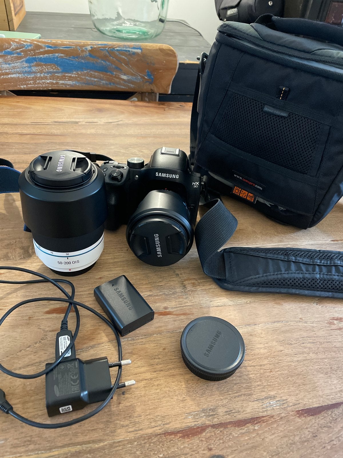 Samsung Systeemcamera NX30 met 2 lenzen en fototas, Gebruikt, Verzenden, Samsung, 8 keer of meer