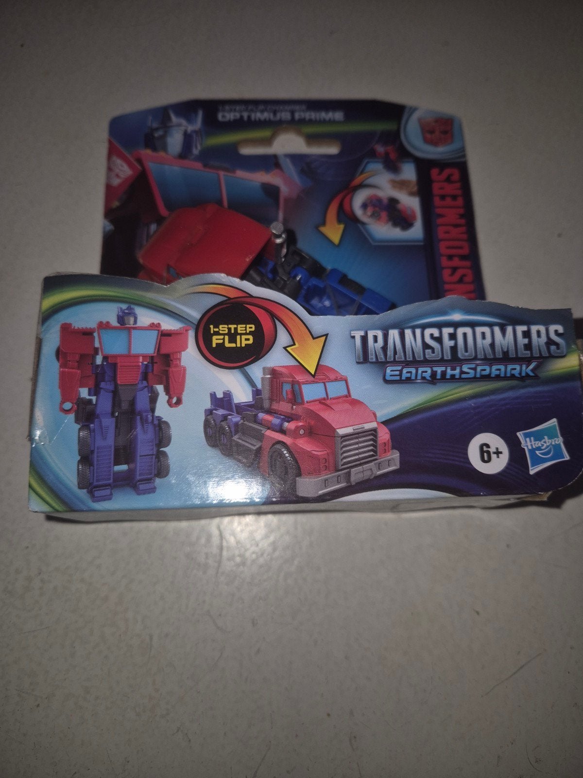 Transformers Earthspark Optimus Prime 1-Step Flip, Ophalen of Verzenden, Nieuw