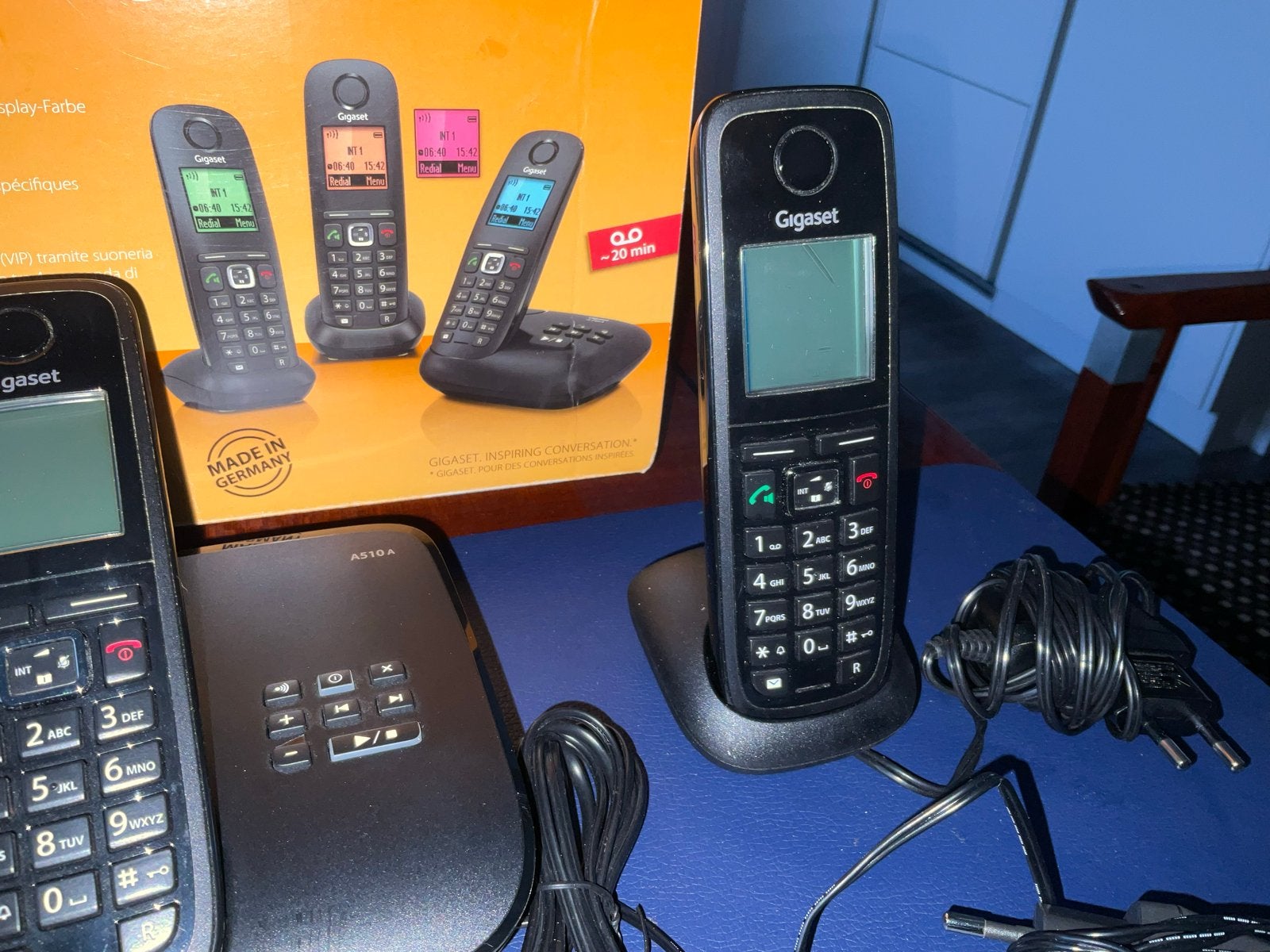 Gigaset A540 A Trio draadloze telefoons met antwoordapparaat, Ophalen of Verzenden, Zo goed als nieuw