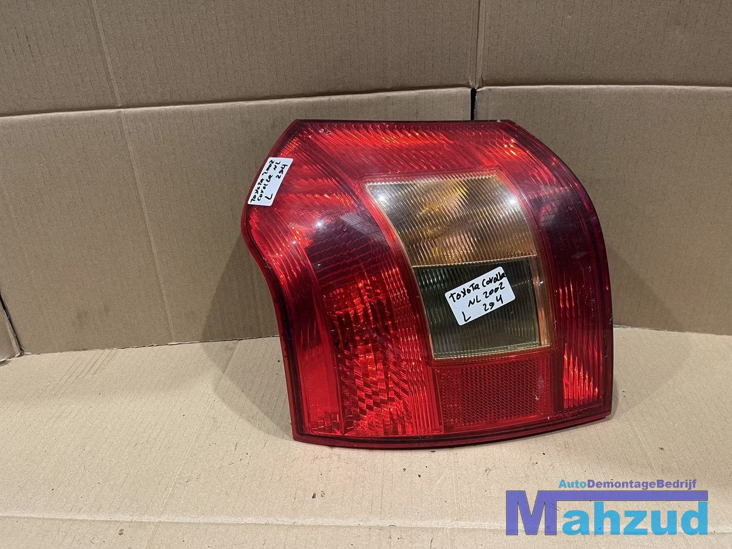 TOYOTA COROLLA E12 links linker achterlicht 2001-2007, Info@toyota.co.jp, Gebruikt, Toyota Motor Corporation, Toyota