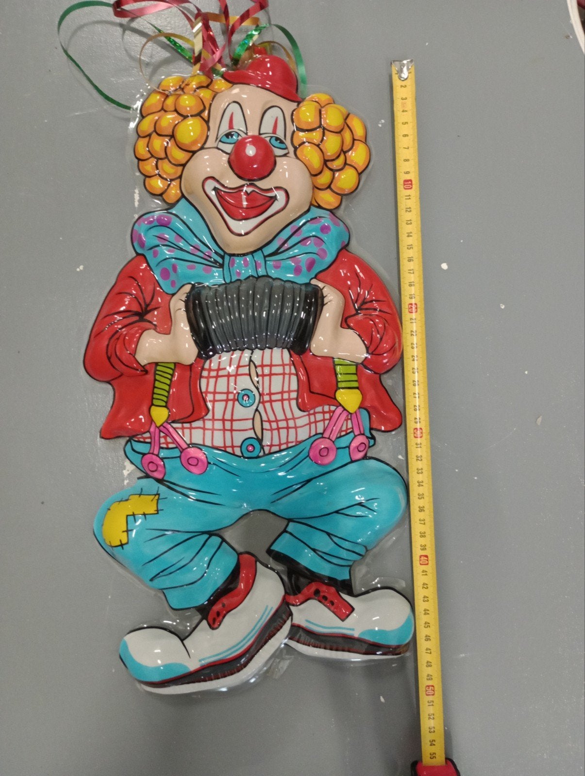 Grote Kleurrijke Clown Decoratie - Feestartikel, Ophalen of Verzenden