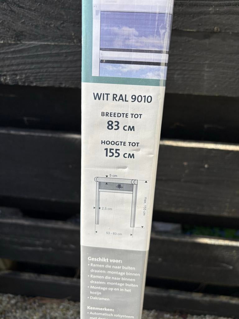 Bruynzeel rolhor 700 serie - Nieuw in verpakking, Ophalen, 80 tot 100 cm, Hordeur, Nieuw