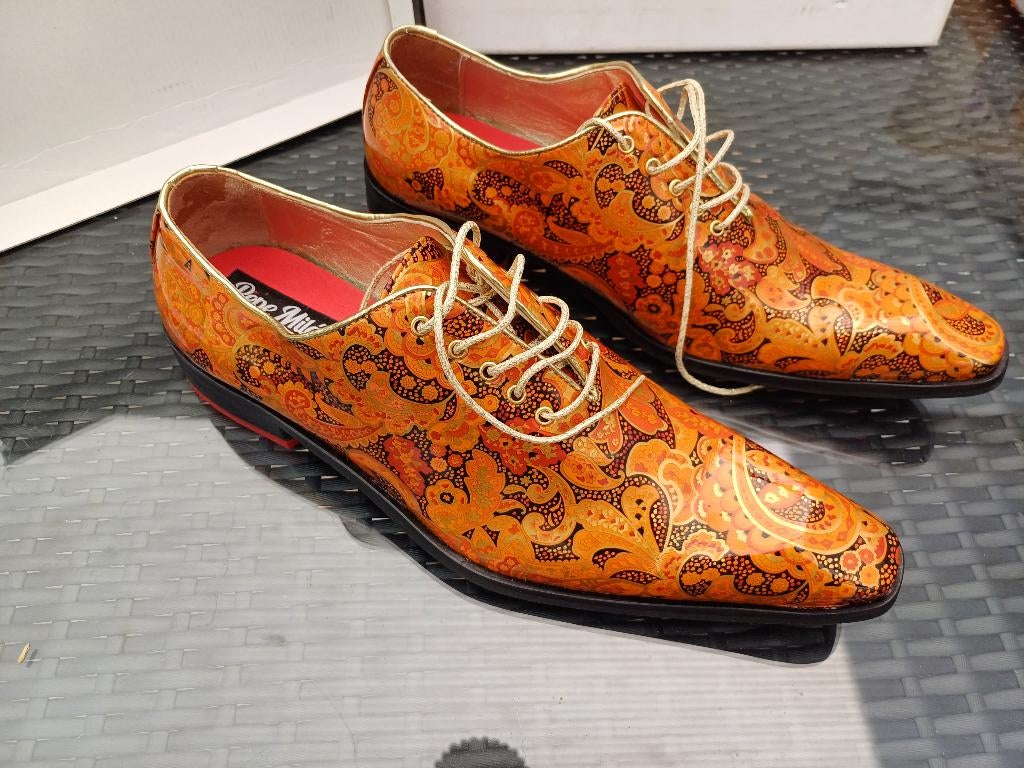 Hele Mooie kleurrijke Herenschoenen Pepe Milan Maat 42 Nieuw, Overige kleuren, Pepe Milan, Nieuw, Ophalen of Verzenden
