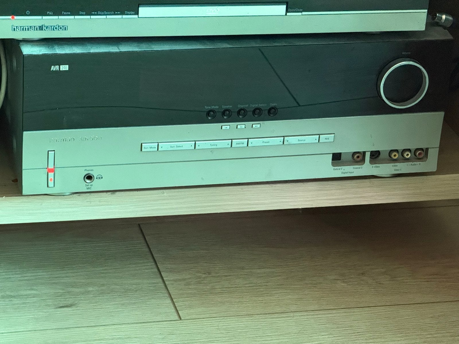 Harman Kardon AVR 240 receiver - Volume knop defect, Overige merken, Ophalen of Verzenden, 60 tot 120 watt, Niet werkend