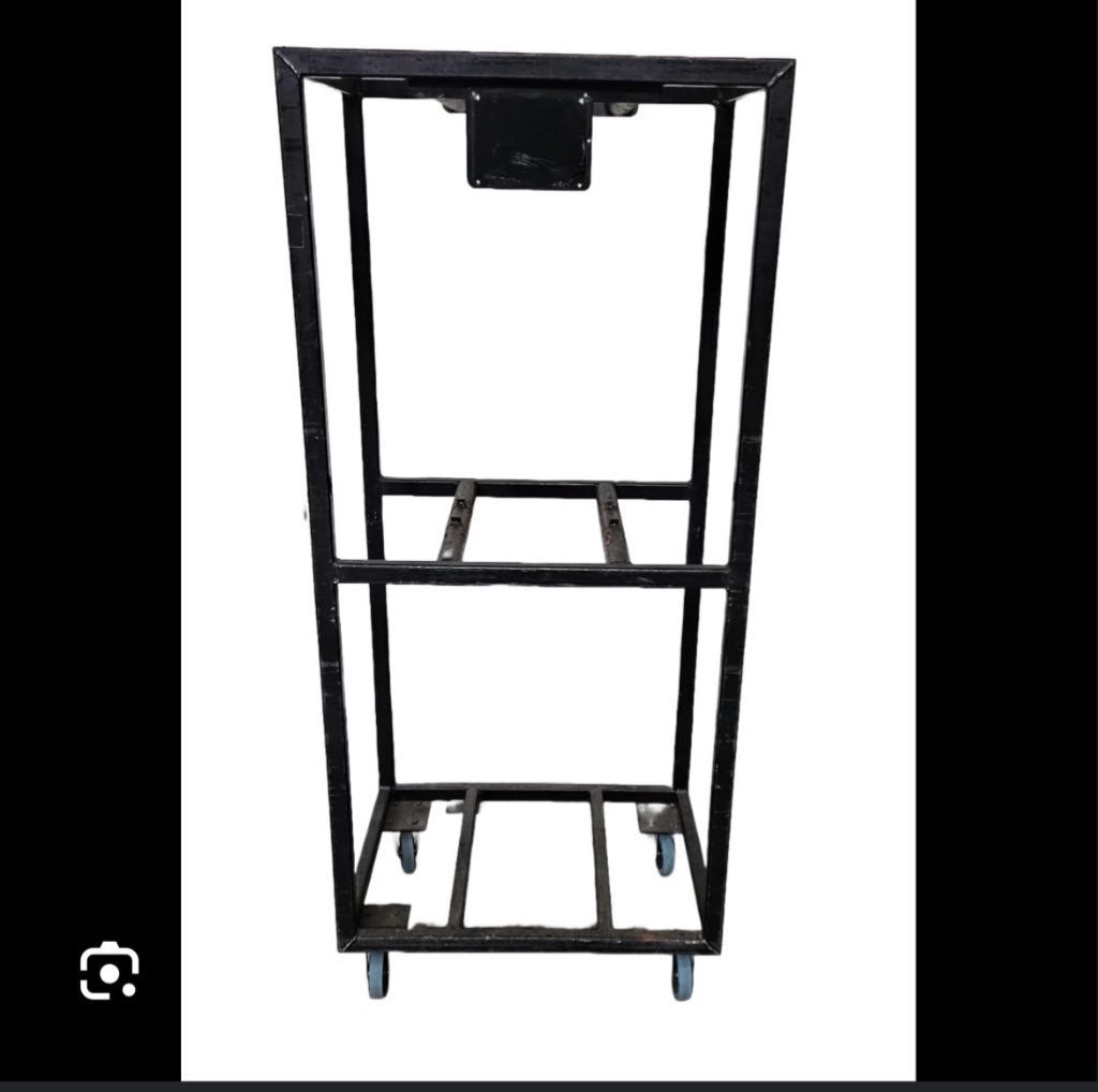 2x Lampenkar / meatrack / ballettoren op wielen (60x80x185), Muziek en Instrumenten, Ophalen, Gebruikt, Overige typen