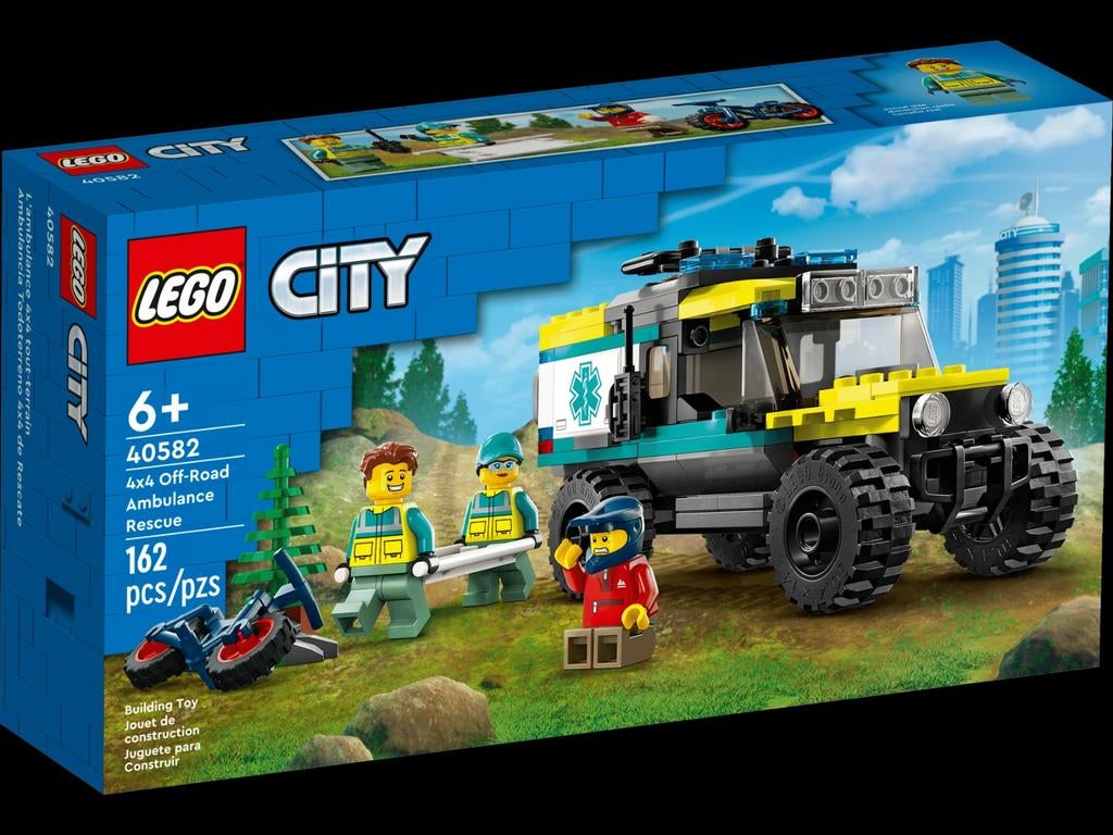 LEGO City 4x4 Off-Road Ambulance Reddingsvoertuig 40582, Ophalen of Verzenden, Nieuw, Complete set, Lego