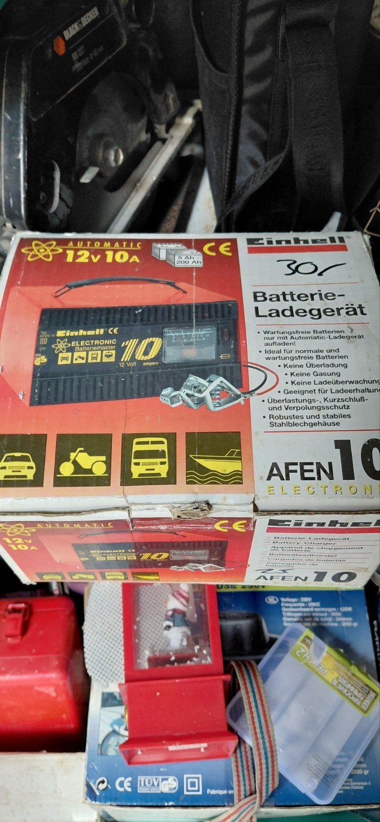 Einhell AFEN 10 Automatische Acculader 12V 10A, Ophalen of Verzenden, Nieuw, Universele onderdelen