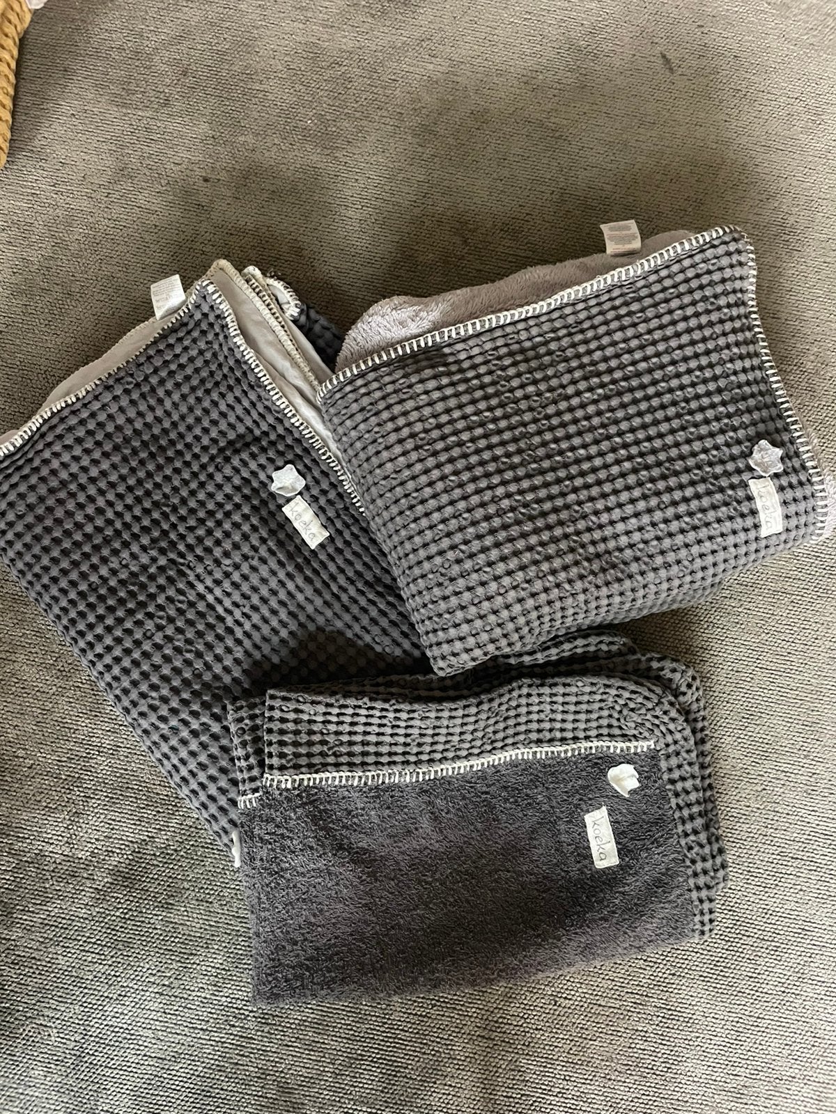 KOEKA wafelset, Jongetje of Meisje, Wit, Ophalen of Verzenden, Deken of Dekbed